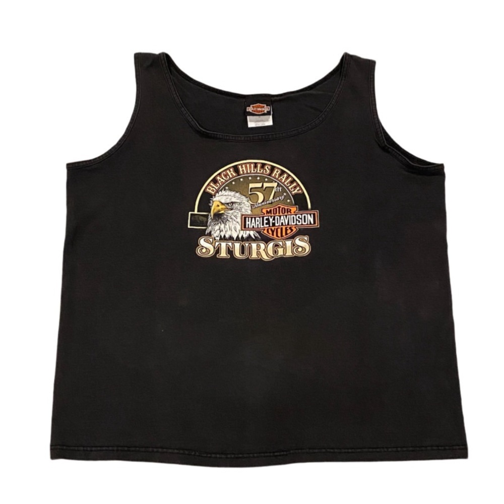 Harley Davidson Motorcycles Tank Top Women’s XL Black Hills Rally SD 97 Sturgis